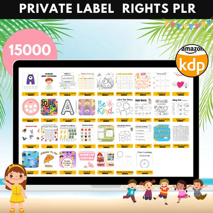 Back to School Mega Bundle: +15000 Activity Books & Coloring Pages with Resell Rights